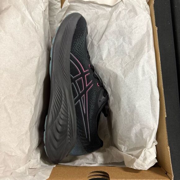Asics Shoes - Asics Gel Cumulus 25 GTX Black Hot Pink Running Shoes Sneakers 8